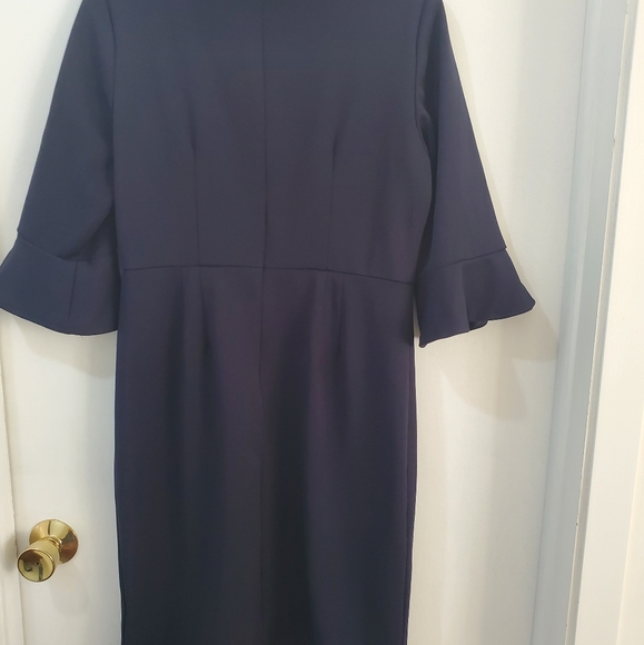 Navy blue work dress - Picture 2 of 4